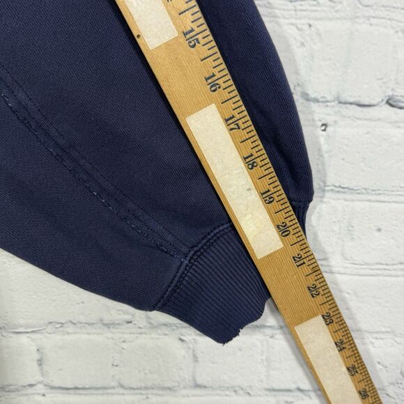 Aerie Oversized Crop Pullover Sweater Women Medium Blue Dolman Knit Activewear - Picture 8 of 10